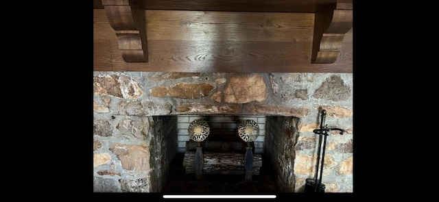 view of room details