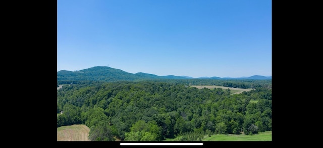 property view of mountains with a view of trees
