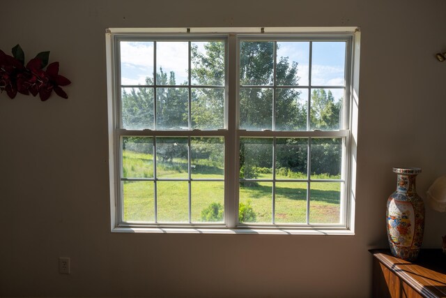 doorway to outside featuring a healthy amount of sunlight