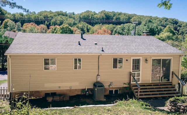 view of rear view of property