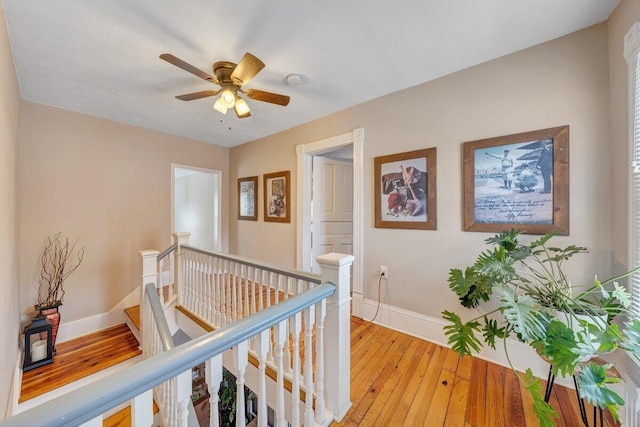 hallway featuring light hardwood / wood-style floors