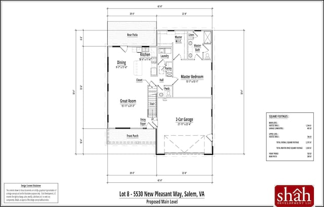 5530 New Pleasant Way, Salem, VA 24153 - home floor plan