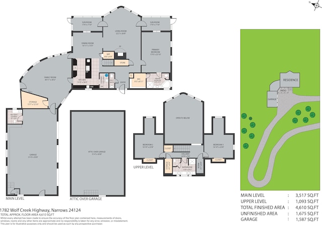 1782 Wolf Creek Rd, Narrows, VA 24124 - floor plan / room layout