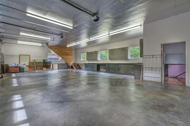 1782 Wolf Creek Rd, Narrows, VA 24124 - garage featuring a garage door opener