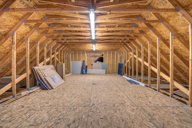 1782 Wolf Creek Rd, Narrows, VA 24124 - view of unfinished attic