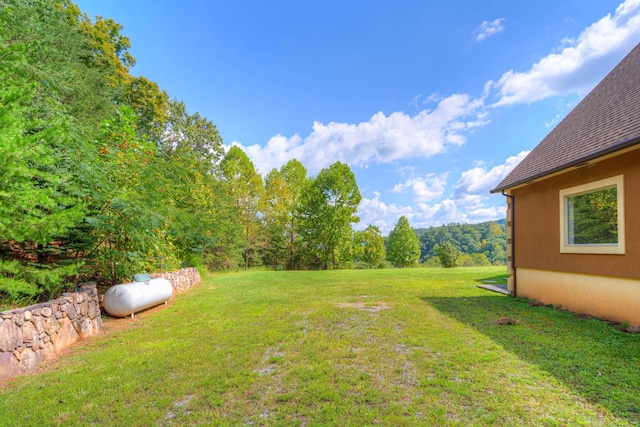 1782 Wolf Creek Rd, Narrows, VA 24124 - view of grassy yard featuring a wooded view