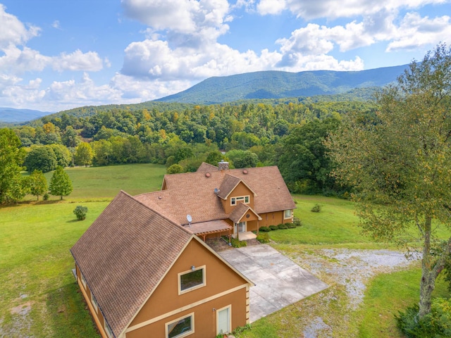 1782 Wolf Creek Rd, Narrows, VA 24124 - view of mountain backdrop featuring a forest