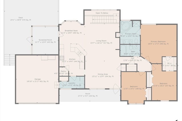 900 Lakemount Dr, Moneta, VA 24121 - room layout