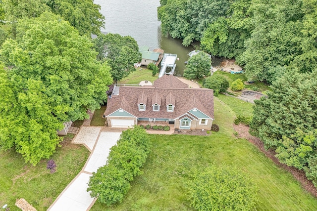900 Lakemount Dr, Moneta, VA 24121 - view from above of property featuring a large body of water