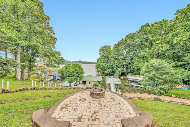 900 Lakemount Dr, Moneta, VA 24121 - view of patio / terrace