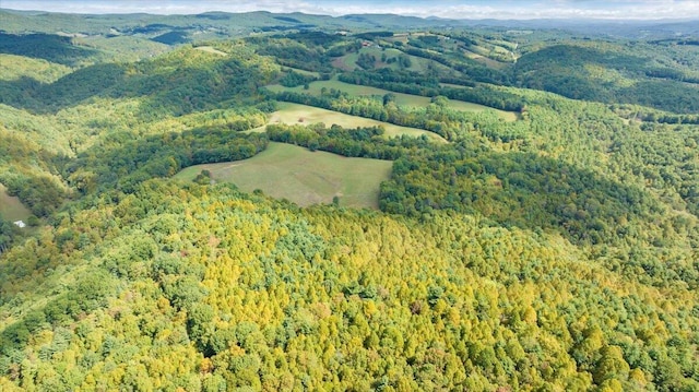 aerial view featuring a mountain view