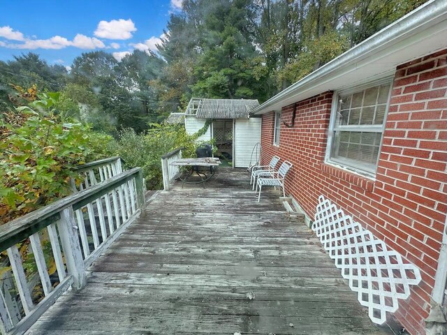 view of deck