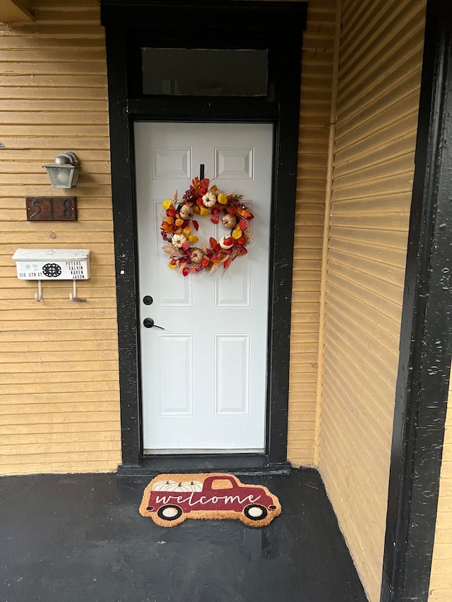 view of entrance to property