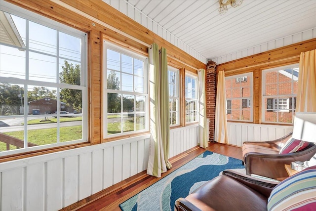 sunroom featuring plenty of natural light