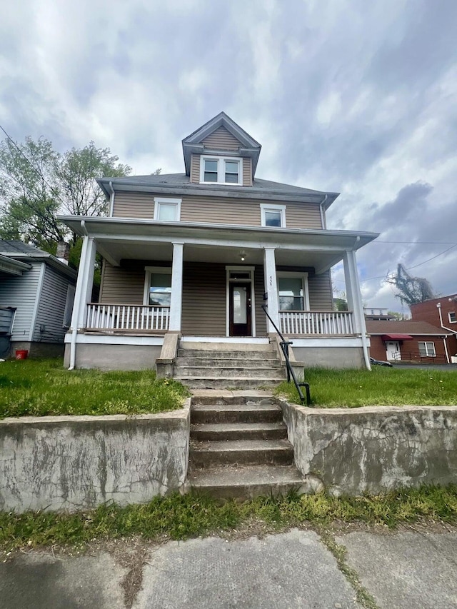 bungalow with covered porch