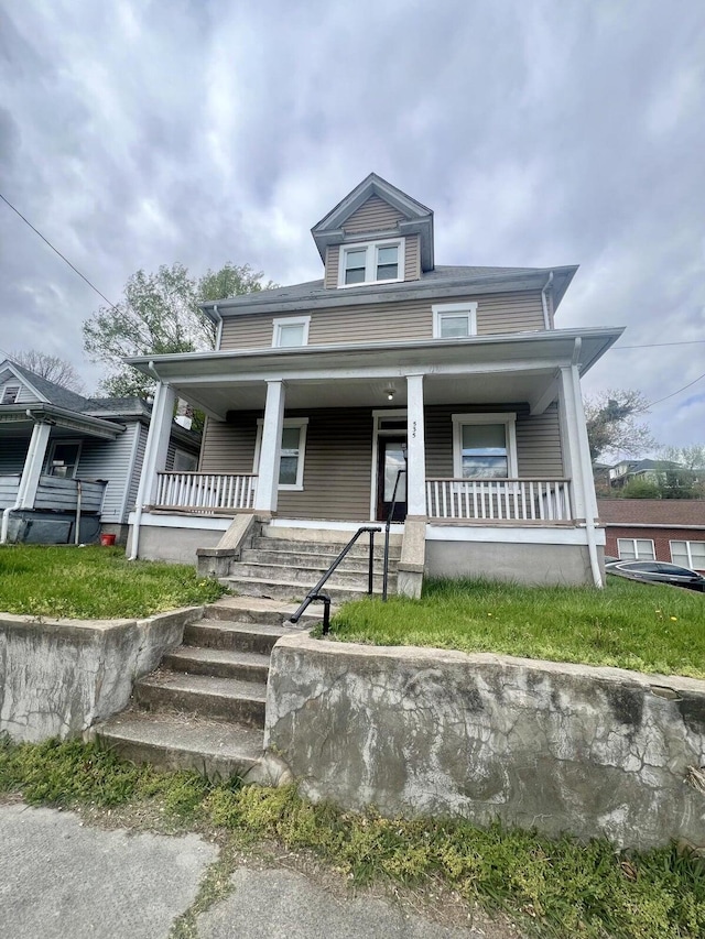 bungalow with a porch