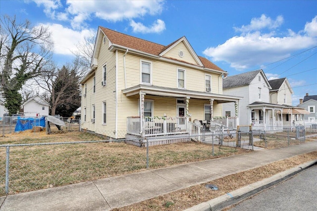 view of front of house featuring a porch