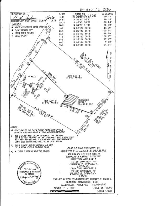 0 Lee Hwy, Troutville VA, 24175 land for sale