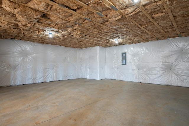 6913 Doral Dr, Radford, VA 24141 - below grade area with electric panel