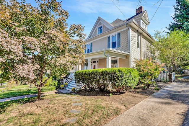 view of front of home