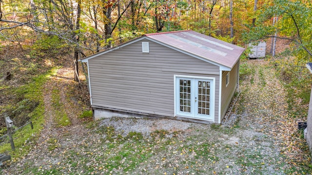 view of outbuilding