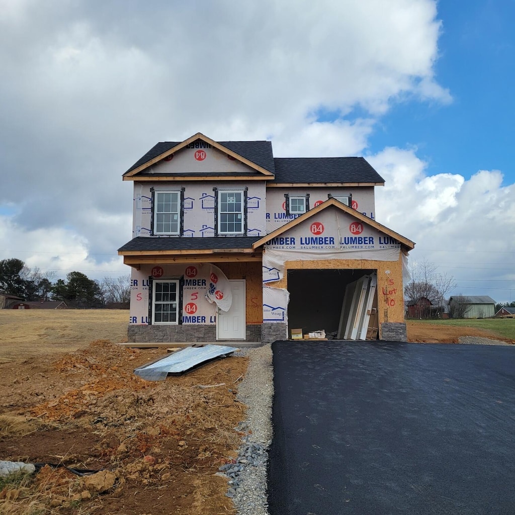 view of front of property