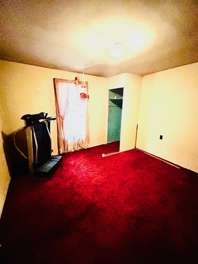 7820 Ogle Creek Rd, Covington, VA 24426 - carpeted spare room with a textured ceiling