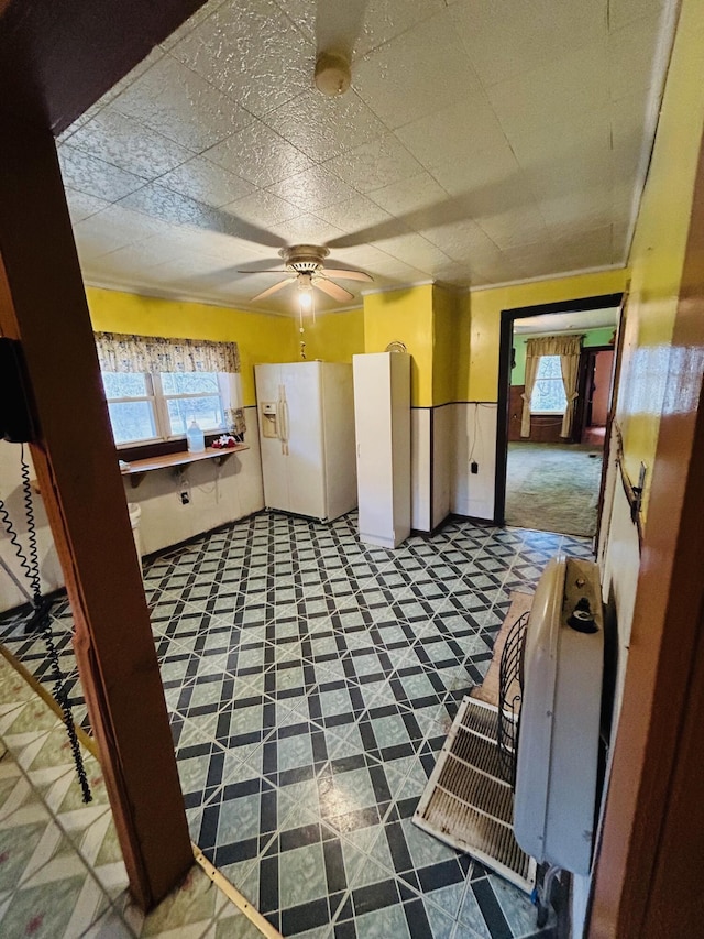 7820 Ogle Creek Rd, Covington, VA 24426 - unfurnished room featuring ceiling fan and baseboards
