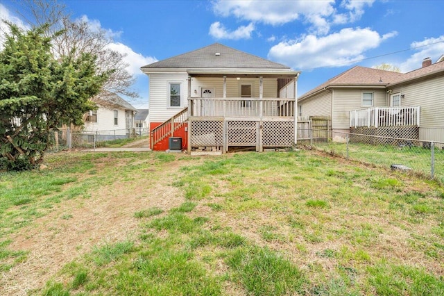 1132 Montrose Ave SE, Roanoke, VA 24013 - rear view of house featuring central AC