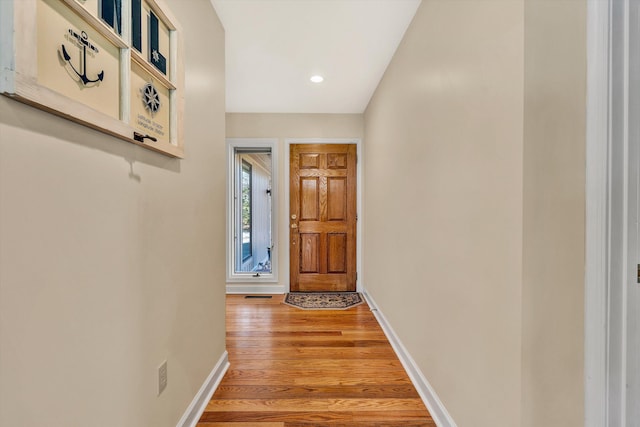 interior space featuring light hardwood / wood-style floors