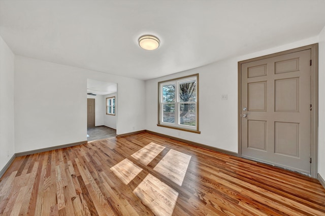 interior space featuring light hardwood / wood-style floors