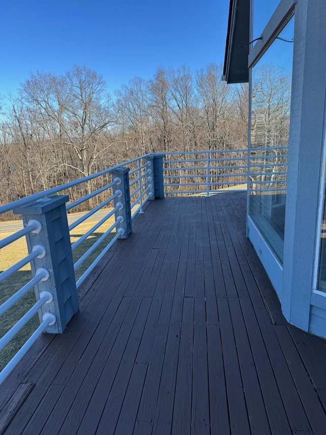 view of deck