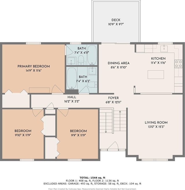 100 Surber Dr, Moneta, VA 24121 - property floor plan