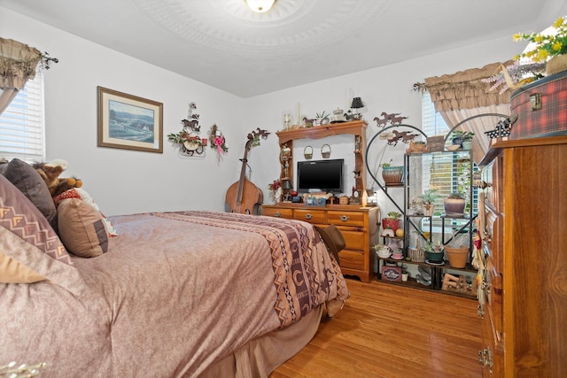 4348 Stewartsville Rd, Moneta, VA 24121 - bedroom featuring wood-type flooring