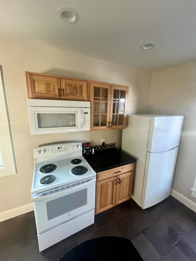 kitchen featuring white appliances