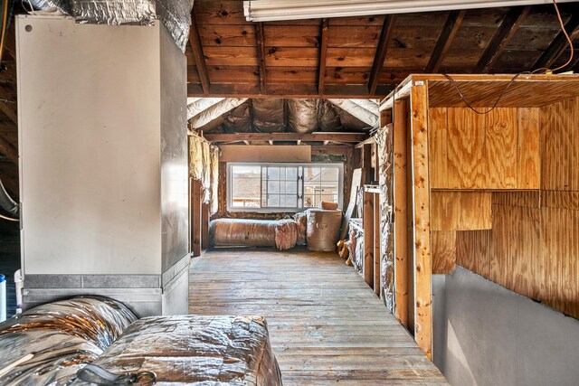 miscellaneous room featuring light hardwood / wood-style floors