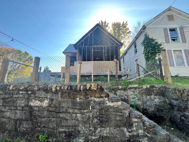 view of rear view of house