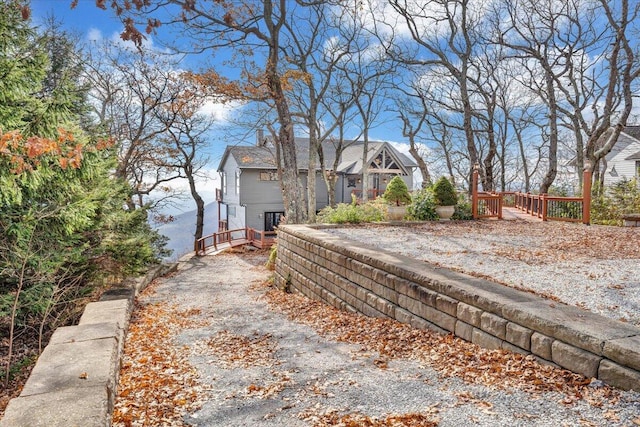 view of front of home