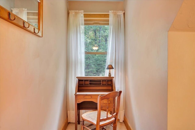 view of sitting room