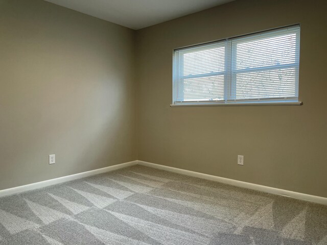 unfurnished room featuring carpet