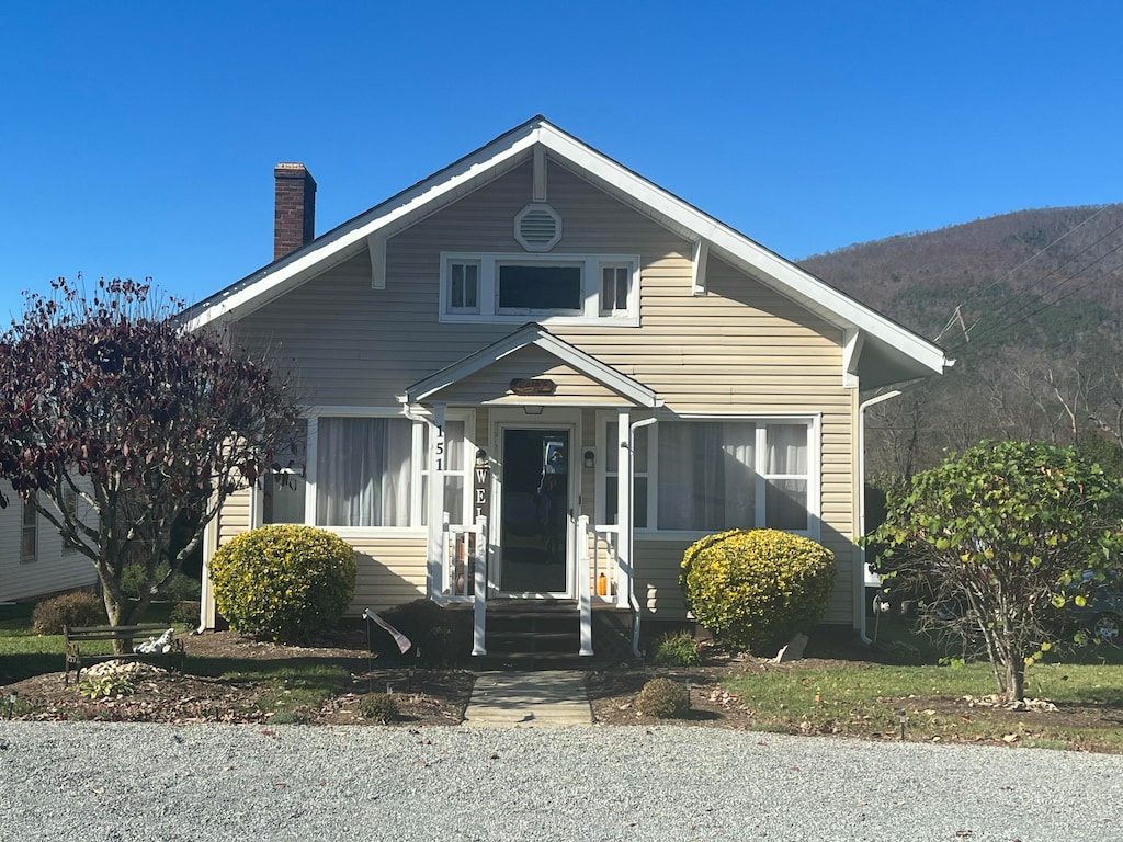 view of bungalow