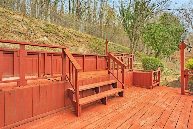 view of deck