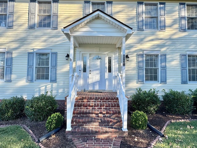 view of entrance to property