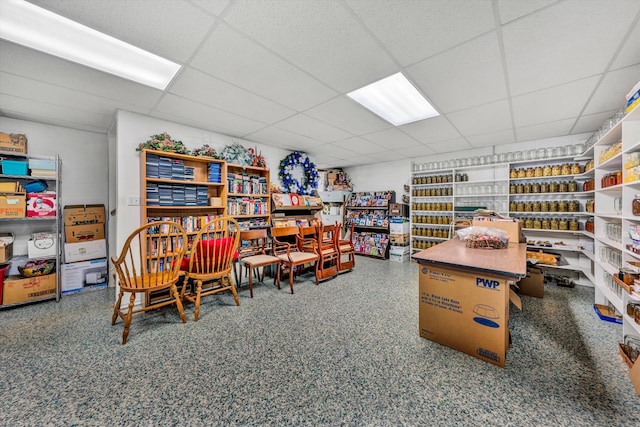 view of storage room