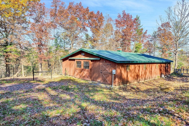 view of outbuilding