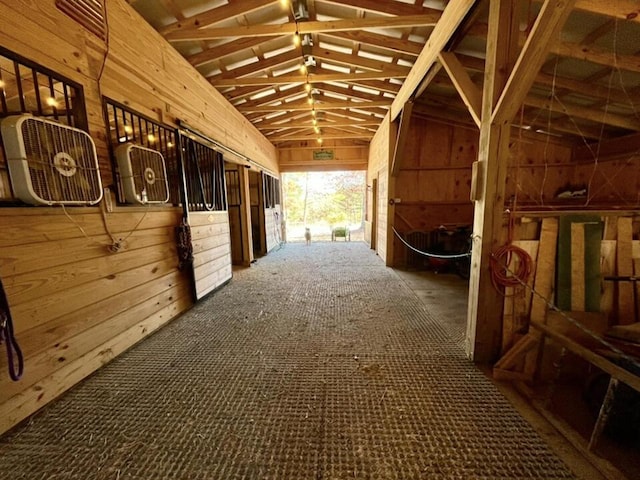 view of stable