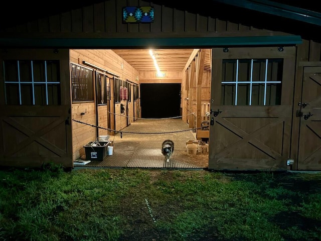 view of stable