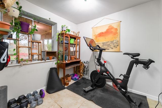 view of exercise room