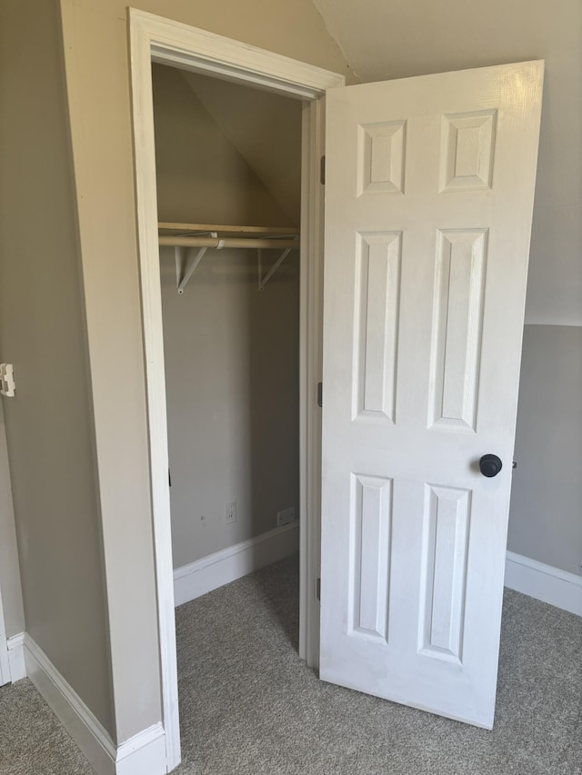 view of closet