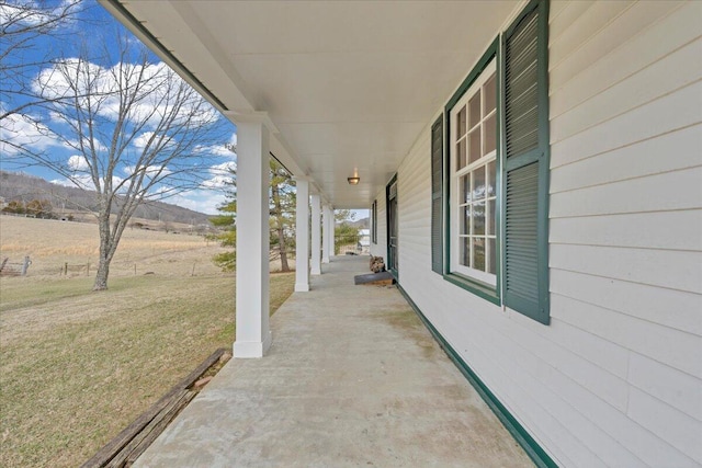 view of patio / terrace featuring a porch